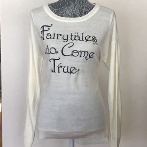 Verve ami ivory dreams do come true sweater